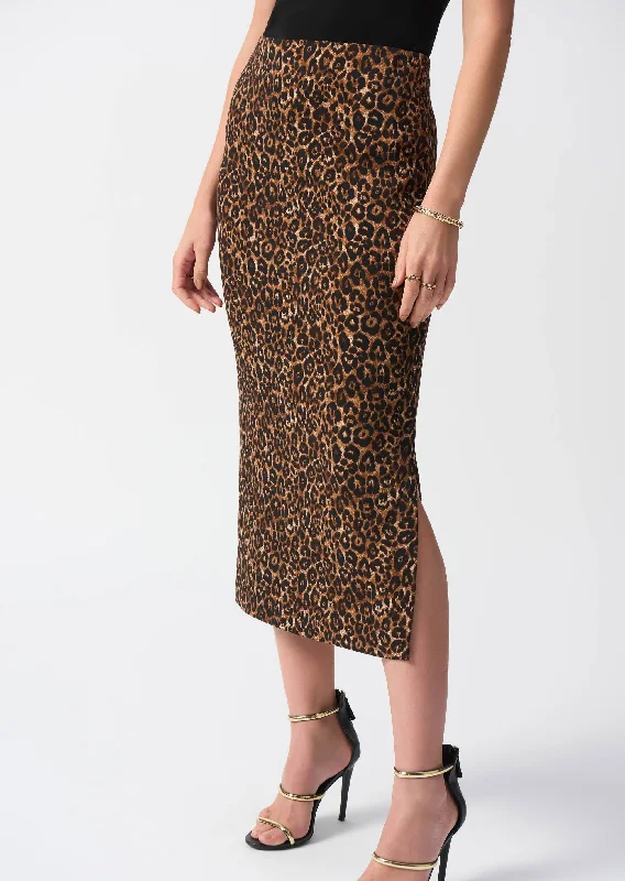 Joseph Ribkoff - Animal Print Skirt