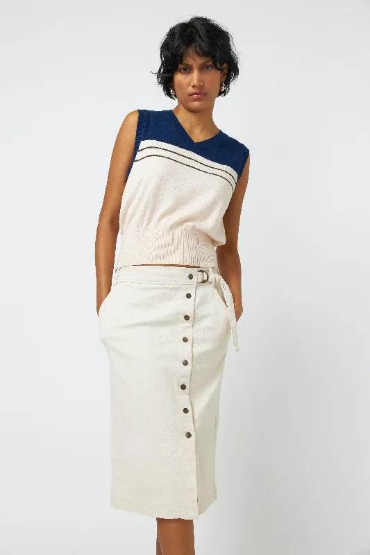 Sylvester Utility Skirt Chalk